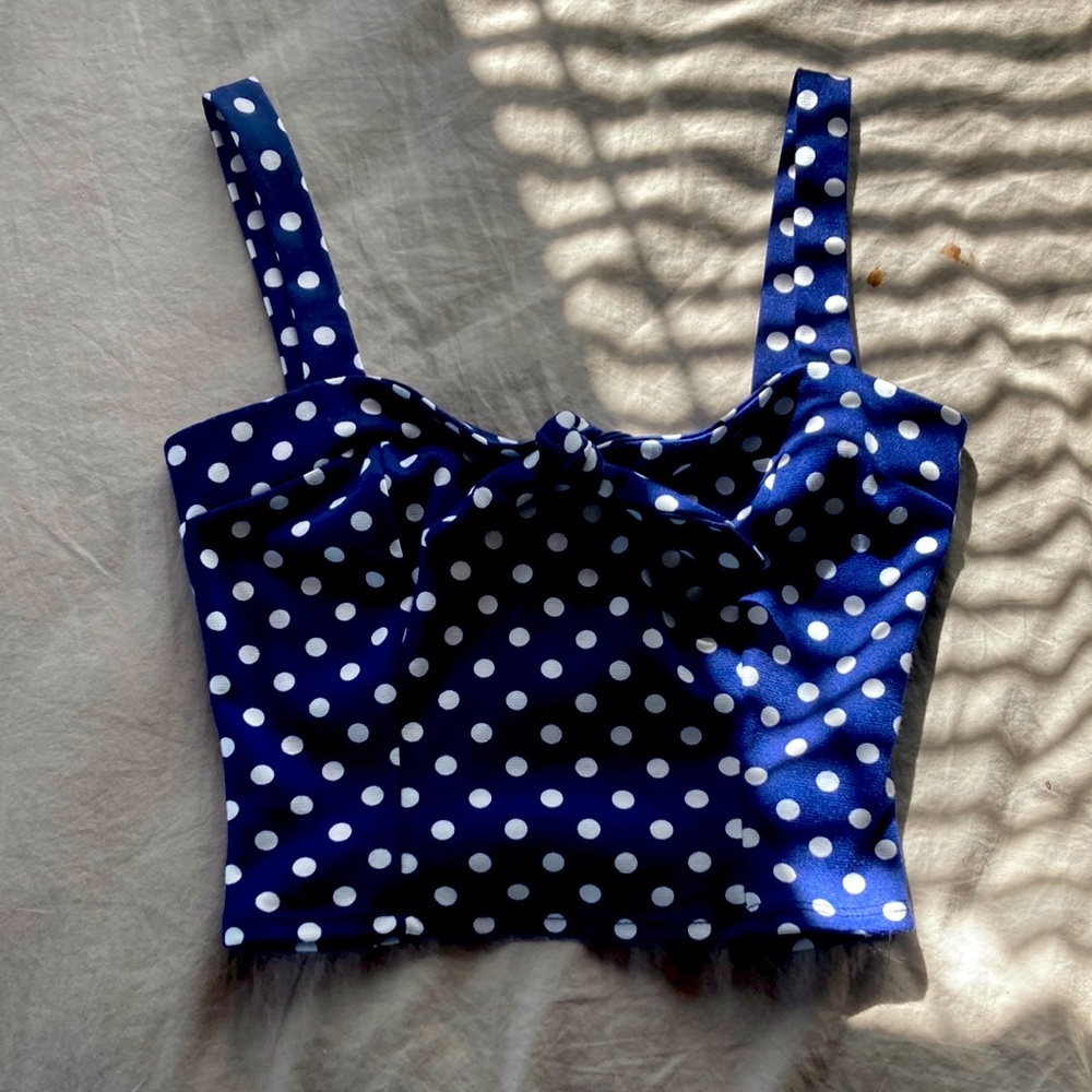 polka dot tank top!